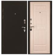 Дверь СОЛОМОН Одиссей (2066/980/L) Чёрный муар/Беленый дуб