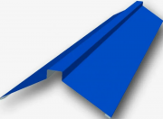 Планка конька плоского 150х150х2000 PRISMA (5005 Синий насыщенный) 0,50