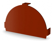 Заглушка конька круглого R110х2000 (AGNETА Copper)