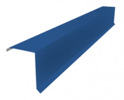 S - Планка угла наружного (торцевая) 95х120х2000 (5005) Синий насыщенный