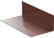 S - Планка примыкания верхняя 250х147х2000 (ПЭ-01-8017-0.5) Коричневый шоколад