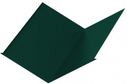 Планка ендовы нижняя 298х298х2000 (Prisma 6005 Зеленый мох) 0,50