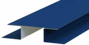 S - Планка стыковочная сложная д/мет сайдинга 65*3000 (5005) Синий насыщенный