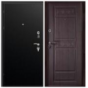 Дверь СОЛОМОН Одиссей (6006-2066/880/L) Черный муар/Венге