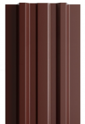 Штакетник металлический МП TRAPEZE-T 16,5х118 (RAL 8017 Коричневый шоколад Двусторон) 0,45 под заказ