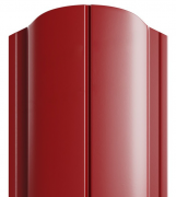 Штакетник металлический МП ELLIPSE-O 19х126 (RAL 3011 Коричнево-красный) 0,45 под заказ
