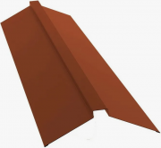 Планка конька плоского 150х150х2000 VikingMP (ПЭ-01-8004-0.5) Терракотовый