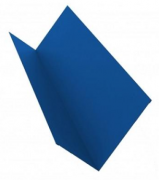 S - Планка примыкания верхняя 250х147х2000 (ПЭ-01-5005-0.5) Синий насыщенный
