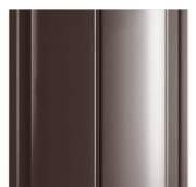 Штакетник металлический МП ELLIPSE-T 19х126 (RAL 8017 Коричневый шоколад двухсторон.) 0,45 под заказ