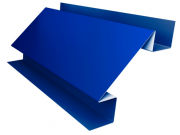 S - Планка угла внутреннего сложного д/мет сайдинга 65*3000 (5005) Синий насыщенный