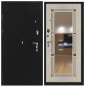 Дверь ФЛИП (2066/880/L) Рефлекс (патина пр) Чёрный муар