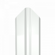 Штакетник Ш-2 фигурный 8,7см ОС (RAL 9003 Белый) 0,50 под заказ