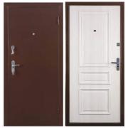 Дверь ПРИМА (2066/880/R) Антик медь/Дуб крем