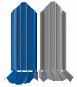 Штакетник Ш-1 треугольный 6,9см СП (RAL 5005 Синий насыщенный) 0,50 со склада