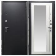 Дверь РЕФЛЕКТ (2066/880/R) Беленый дуб/Черный муар