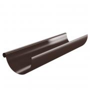 Желоб водосточный D125х3000 GS (ВПЭД 8017 Коричневый шоколад) 0,50