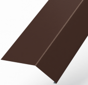 S - Планка карнизная 100х69х3000 (ПЭ-01-8017-0.5) Коричневый шоколад