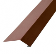 S - Планка карнизная 100х69х2000 (ПЭ-01-8017-0.5) Коричневый шоколад