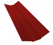 Планка ендовы верхняя 76х76х2000 (Prisma 3011 Коричнево-красный) 0,50