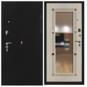 Дверь ФЛИП (2066/980/R) Рефлекс (патина пр) Чёрный муар