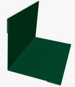S - Планка угла внутреннего 150х150х3000 (6005) Зеленый мох