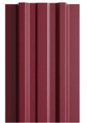 Штакетник металлический МП LАNE-Т 16,5х99 (Norman RAL 3005 Красное вино) 0,50 под заказ