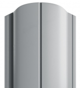 Штакетник металлический МП ELLIPSE-O 19х126 (RAL7024 Серый графит двухсторон.) 0,45 под заказ
