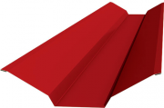 S - Планка ендовы верхняя 76х76х3000 (3011) Коричнево-красный