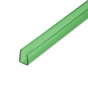 Профиль торцовый для  поликарбоната 10 мм Зеленый 2,1 м
