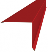 S - Планка угла наружного (торцевая) 95х120х2000 (3011) Коричнево-красный