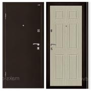 Дверь ФОРТЕ Орион (2066/880/L) Чёрный муар/скин-Беленый дуб