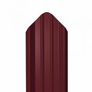 Штакетник Ш-1 фигурный 6,9см ОС (RAL 3005 Красное вино) 0,50 под заказ