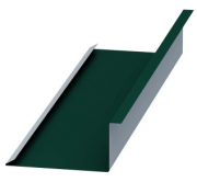 S - Планка примыкания нижняя 250х122х2000 (ПЭ-01-6005-0.5) Зеленый мох
