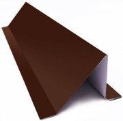 S - Планка снегозадержателя 95*65*3000 (RAL 8017-0.5) Коричневый шоколад
