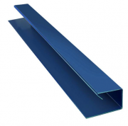 S - Планка завершающая сложная 30х25х3000 (ПЭ-01-5005-0.5) Синий насыщенный