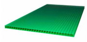 Сотовый поликарбонат 4,0 мм GOODPLAST 6000*2100 мм зелёный