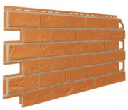 Панель фасадная VILO Brick (кирпич)  MARRON ФУГА (со швом) (ТН Терракотовый)