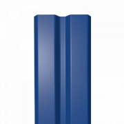Штакетник Ш-2 прямой 8,7см ОС (RAL 5005 Синий насыщенный) 0,50 под заказ