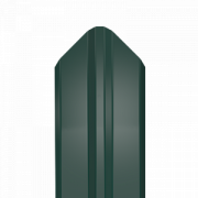 Штакетник Ш-2 фигурный 8,7см ОС (RAL 6005 Зеленый мох) 0,50 под заказ