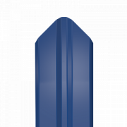 Штакетник Ш-2 фигурный 8,7см ОС (RAL 5005 Синий насыщенный) 0,50 под заказ