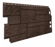 Панель фасадная VILO Sandstone (камень-песчаник темно-коричневый) DARK BROWN ТН