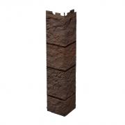 Угол наружный VILO Sandstone (камень-песчаник темно-коричневый) DARK BROWN ТН