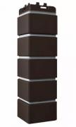 Угол фасадный GL Клинкерный кирпич ПРЕМИУМ (Шоколадный) 410х120 мм